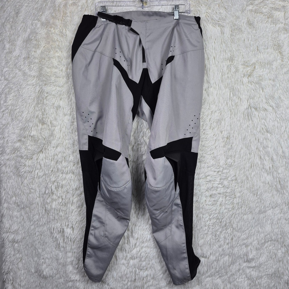 BILT Lux Race Pants Moto Grey Black Size 38 Dirt Bike Off-Road Racing Gear